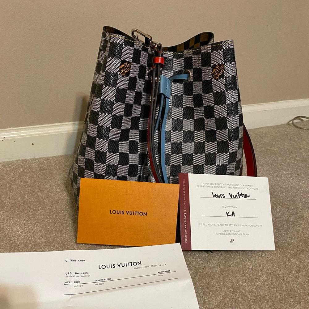 Louis Vuitton limited edition damier neonoe